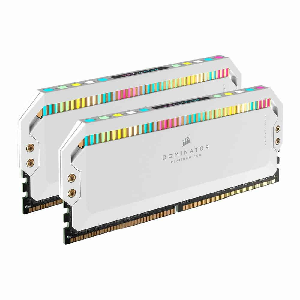 (image for) Corsair DOMINATOR Platinum RGB White 32GB 6200MHz DDR5 Memory Kit